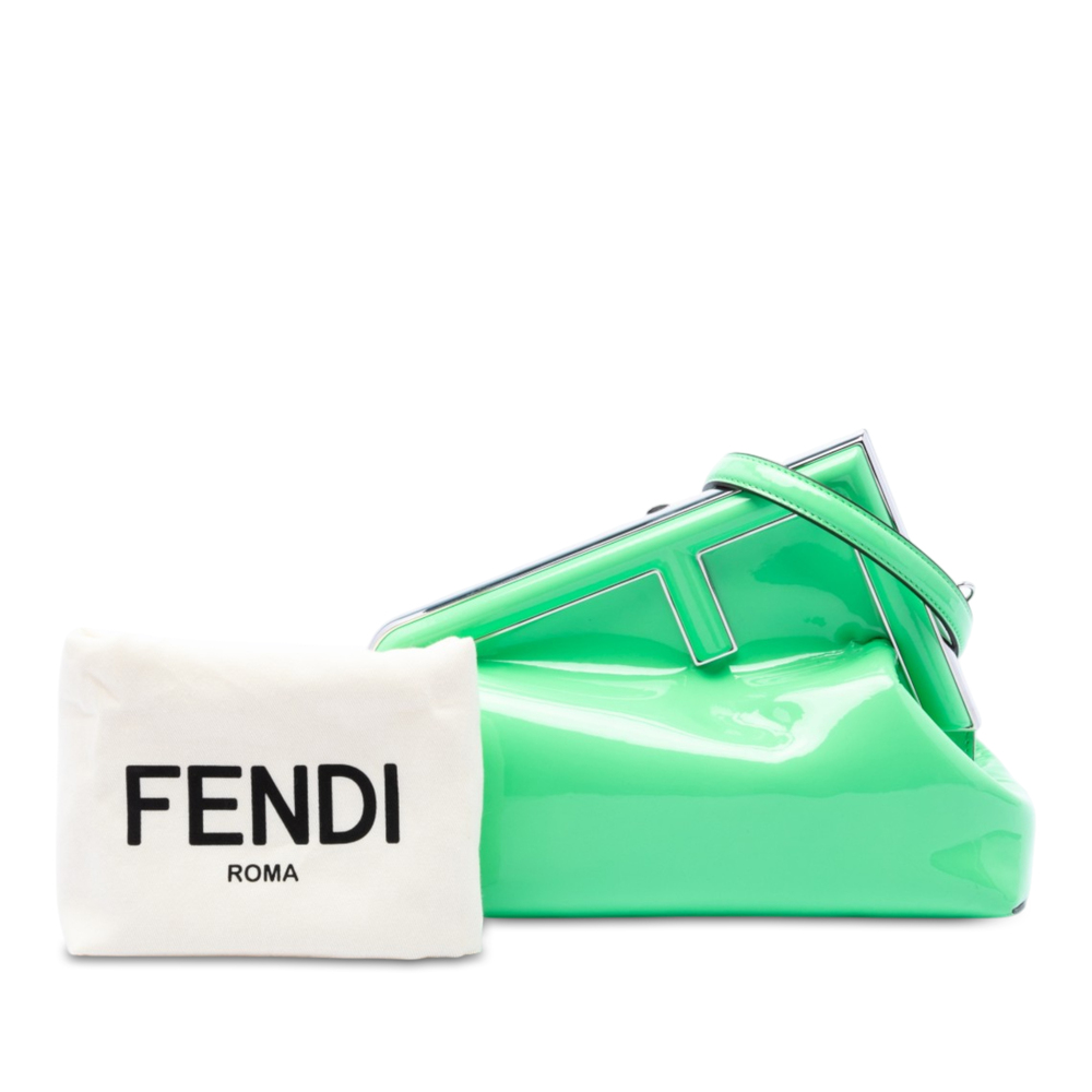 Pre-Loved Fendi Midi Patent Fendi First Crossbody - Picture 7 of 7
